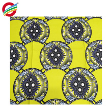 Véritable polyester véritable bloc de cire africaine imprime tissu vente